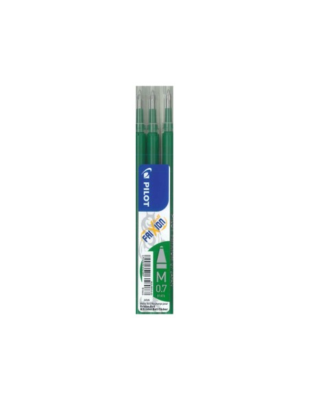 Recambio boligrafo pilot frixion ball verde caja de 3 unidades