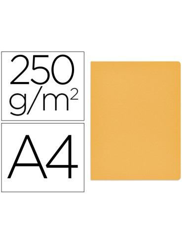 Subcarpeta cartulina gio simple intenso din a4 amarillo 250g m2