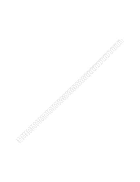 Espiral metalico q connect blanco 64 5 1 10 mm 1mm caja de 200 unidades