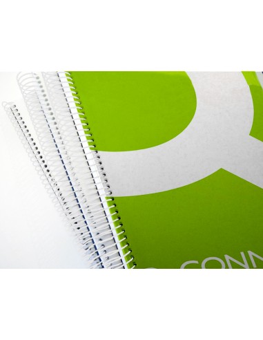 Espiral metalico q connect blanco 64 5 1 10 mm 1mm caja de 200 unidades