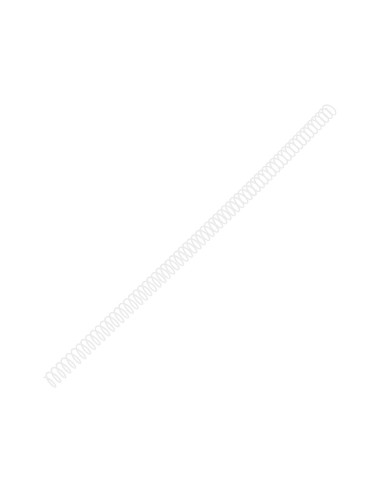 Espiral metalico q connect blanco 64 5 1 8 mm 1mm caja de 200 unidades