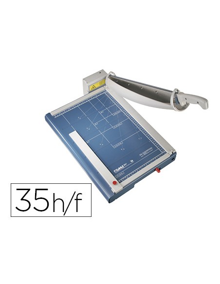Cizalla de palanca profesional dahle 867 din a3 metalica capacidad de corte 35 hojas