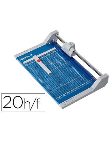Cizalla de rodillo dahle profesional 550 din a4 metalica capacidad de corte 20 hojas