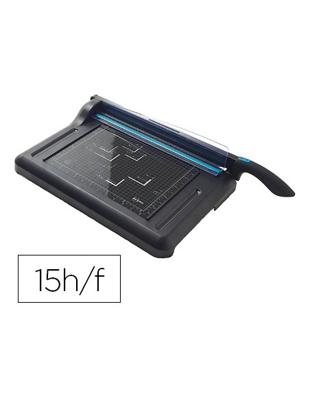 Cizalla de palanca avery din a4 base metalica capacidad de corte 15 hojas