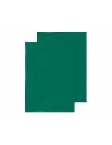 Tapa de encuadernacion q connect pvc din a4 opaca verde 180 micras caja de 100 unidades
