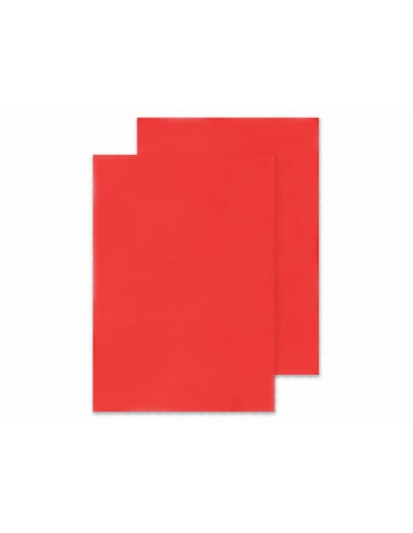 Tapa de encuadernacion q connect pvc din a4 opaca rojo 180 micras caja de 100 unidades