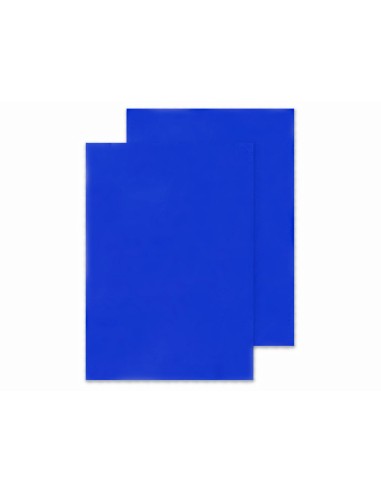 Tapa de encuadernacion q connect pvc din a4 opaca azul 180 micras caja de 100 unidades