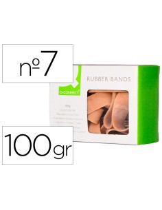 Bandas elasticas q connect 100 gr 70x5 mm numero 7