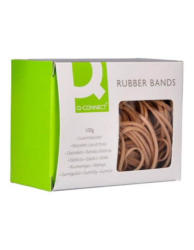 Gomillas elasticas q connect 100 gr 100x3 mm numero 34