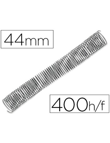 Espiral metalico q connect 64 5 1 44mm 12mm caja de 25 unidades