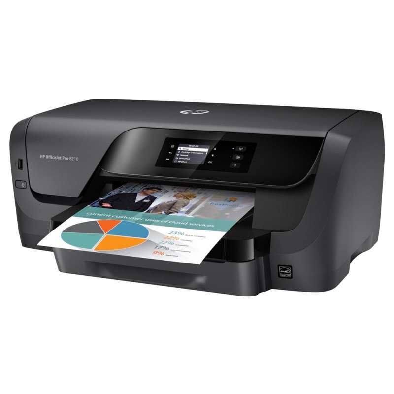 Impresora hp officejet pro 8210 22 ppm negro 18 ppm color tinta wifi