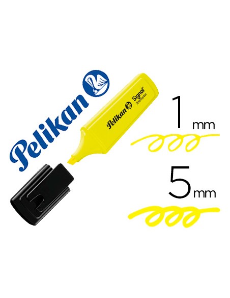Rotulador pelikan fluorescente textmarker signal amarillo