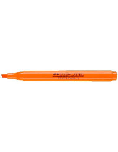Rotulador faber fluorescente textliner 38 naranja