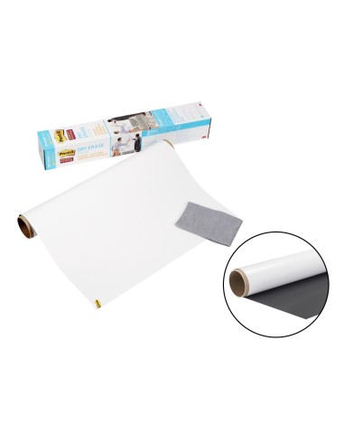 Pizarra blanca post it super sticky rollo adhesivo removible 1219x1829 cm