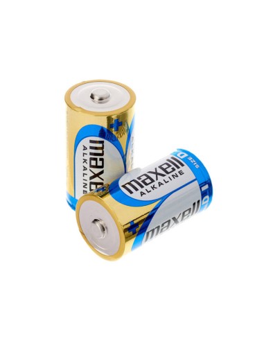 Pila maxell alcalina 15v tipo d lr20 blister de 2 unidades