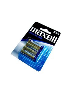 Pila maxell alcalina 15 v tipo aa lr06 blister de 4 unidades