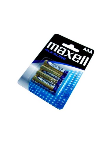 Pila maxell alcalina 15 v tipo aa lr06 blister de 4 unidades