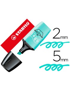 Rotulador stabilo boss mini pastel love toque de turquesa