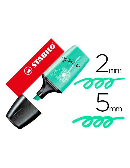 Rotulador stabilo boss mini pastel love pizca de menta