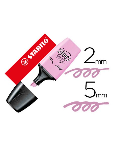Rotulador stabilo boss mini pastel love brisa violeta
