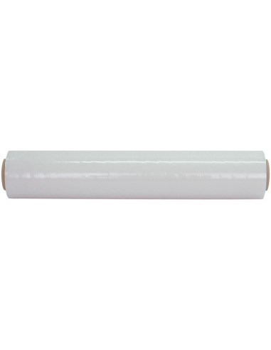 Film extensible q connect manual ancho 500 mm largo 145 mt espesor 23 micras transparente