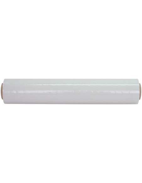 Film extensible q connect manual ancho 500 mm largo 145 mt espesor 23 micras transparente