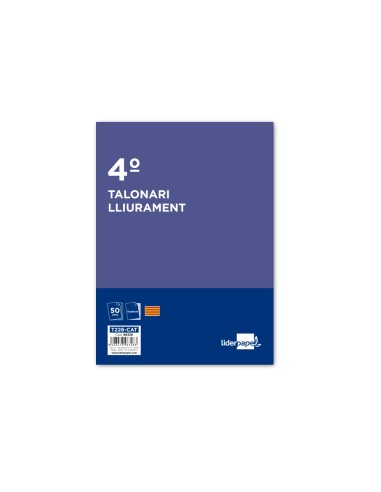 Talonario liderpapel entregas cuarto original y copia t226 texto en catalan