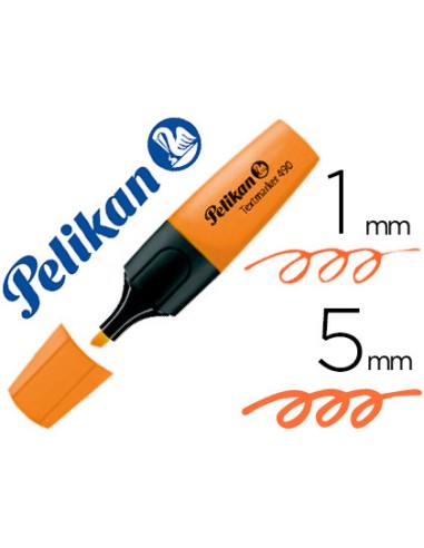 Rotulador pelikan fluorescente textmarker 490 naranja