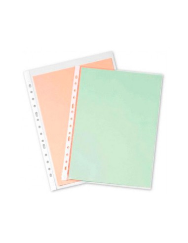 Funda multitaladros q connect folio 120 mc cristal bolsa de 10 unidades