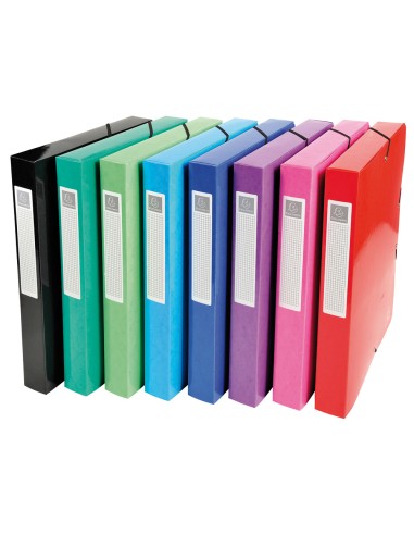 Carpeta proyectos carton compacto exacompta din a4 lomo 40 mm 600 g m2 colores surtidos