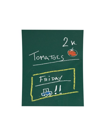 Pizarra liderpapel para tiza rollo adhesivo 45x200 cm color negro o verde