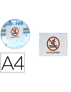 Funda autoadhesiva 3l office resistente al agua din a4 pack de 10 unidades