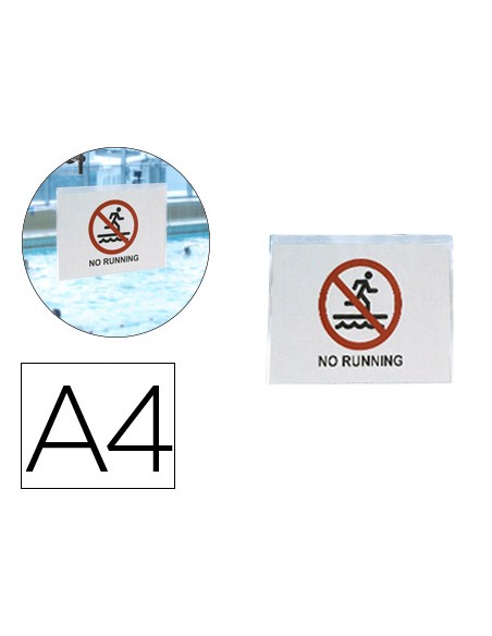 Funda autoadhesiva 3l office resistente al agua din a4 pack de 10 unidades