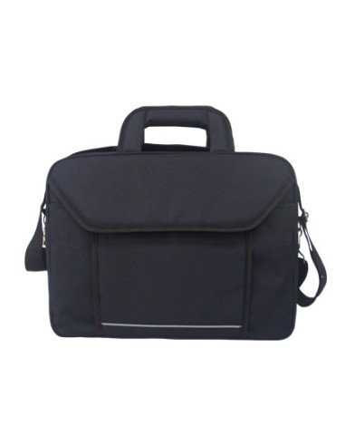 Maletin para portatil q connect 154 negro 1 asa 2 bolsillos exteriores medidas 390x290x90 mm