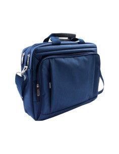 Maletin para portatil q connect 155 azul 1 asa 1 bolsillo exterior medidas 390x310x120 mm