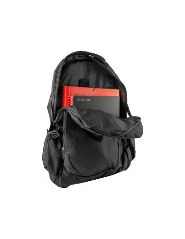 Mochila para portatil q connect 18 negra 1 asa 1 bolsillo exterior medidas 330x470x180 mm