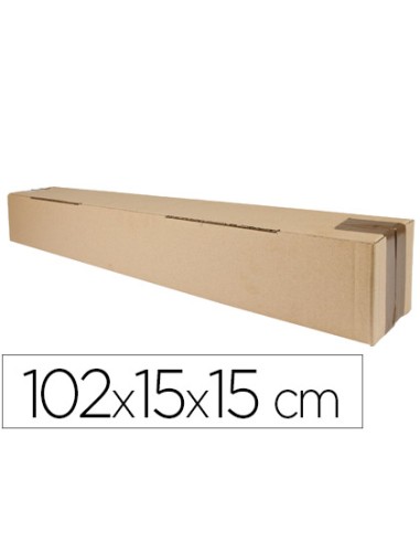 Caja para embalar q connect tubo medidas 1020x150x150 mm espesor carton 3 mm