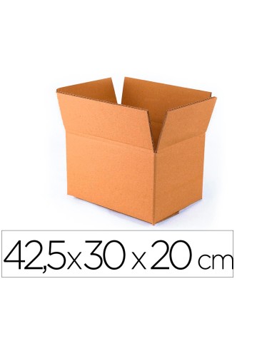 Caja para embalar q connect fondo automatico medidas 425x300x200 mm espesor carton 3 mm