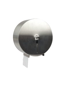Dispensador q connect de papel higienico jumbo acero inoxidable 115x254x265 mm