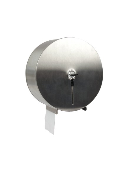 Dispensador q connect de papel higienico jumbo acero inoxidable 115x254x265 mm