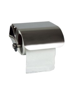 Dispensador q connect de papel higienico acero inoxidable 122x98x45 mm