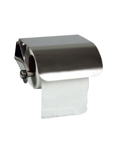 Dispensador q connect de papel higienico acero inoxidable 122x98x45 mm