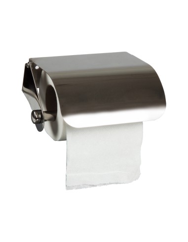 Dispensador q connect de papel higienico acero inoxidable 122x98x45 mm