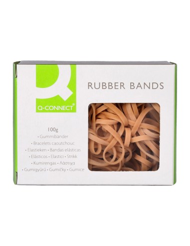 Gomillas elasticas q connect 100 gr numero 33 90 x 3 mm