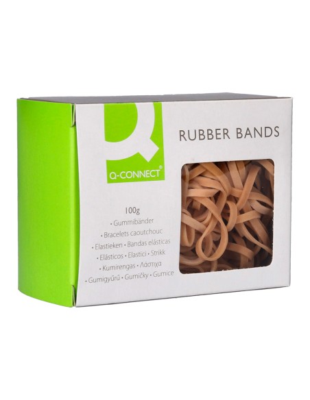 Gomillas elasticas q connect 100 gr numero 33 90 x 3 mm