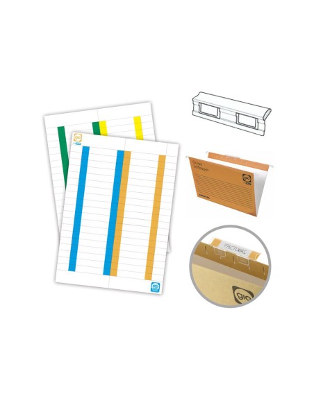 Tira de papel para visores pack de 380 etiquetas