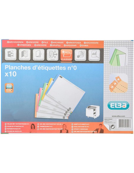 Tira de papel para visores pack de 380 etiquetas