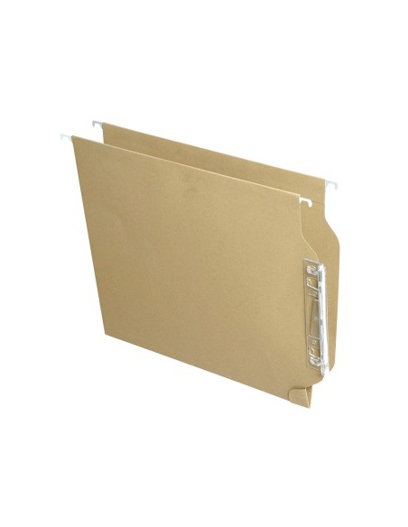 Carpeta colgante fade din a4 visor lateral kraft eco