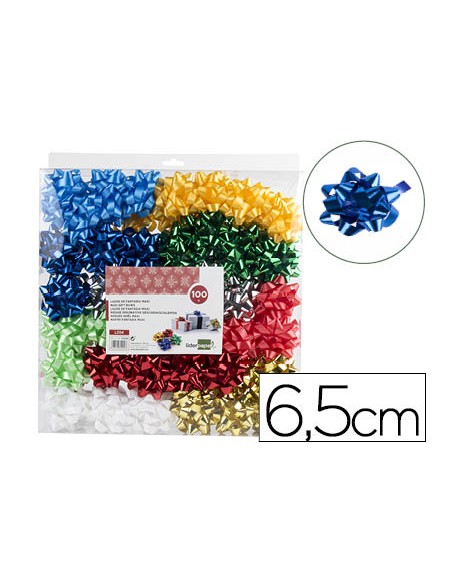 Lazos liderpapel fantasia maxi colores metalizados surtidos Lazos liderpapel fantasia maxi colores metalizados surtidos