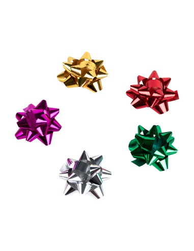 Lazos liderpapel fantasia medianos colores metalizados surtidos